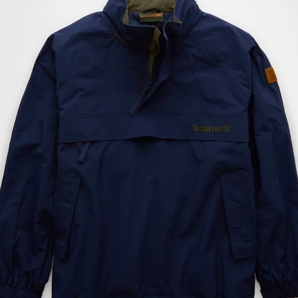 Men Timberland X American Eagle Anorak Jacker Wind Breaker Medium